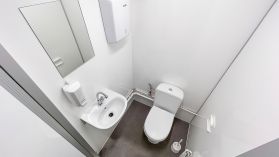 Подвійний переносний туалет із кераміки